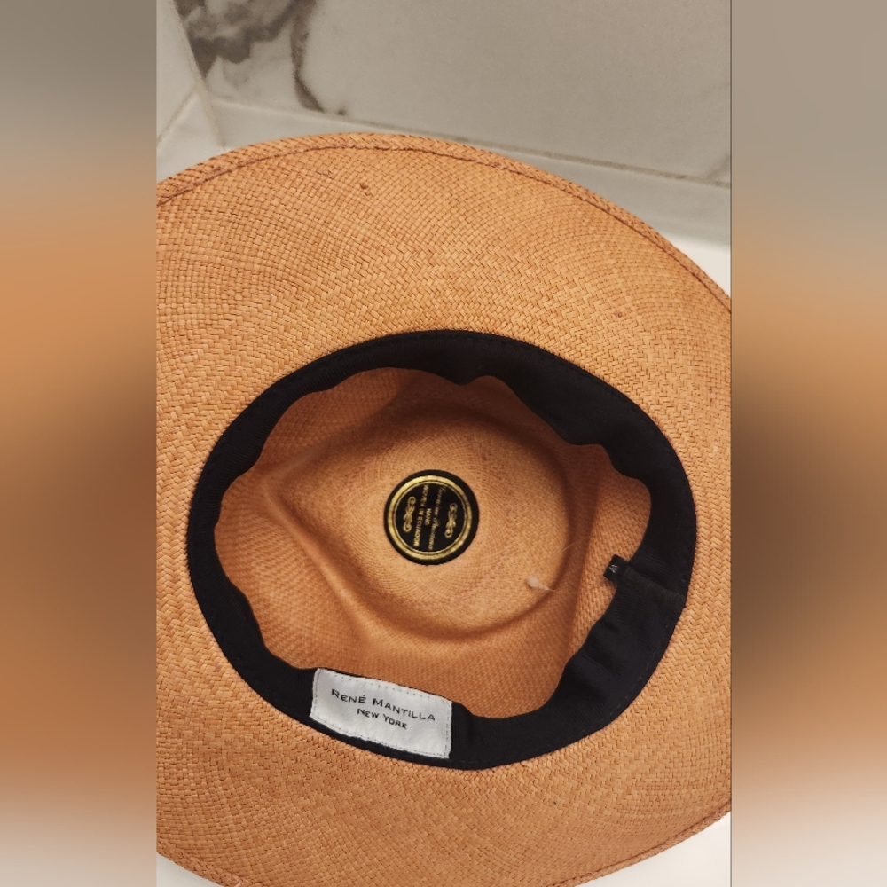 Rene Mantilla New York Straw Hat Size M - Picture 5 of 8